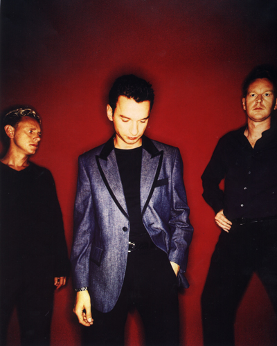 стильная фотография трио depeche mode