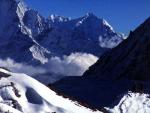 Picture of the sky and mountains