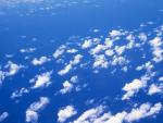 Clouds like the ice-floe in the sea
