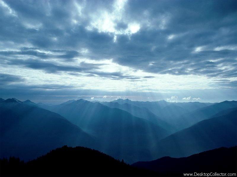 Sunlight through a clouds sieve