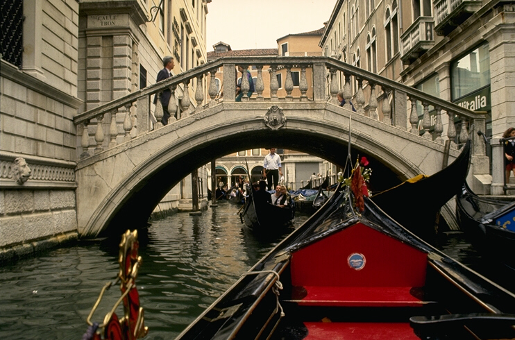 Picture with usual Venetian landscape