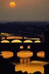 Photo of bridges over the Arno River in Florence