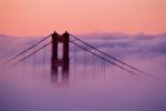 Photograph the Golden Gate Bridge prolonged fog