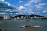 Panorama of the city from the water