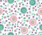 Wallpaper for the nursery with the texture of flowers