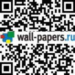 QR код с логотипом wall-papers.ru