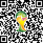 QR баркод с Чемпионатом Мира по Футболу 2014