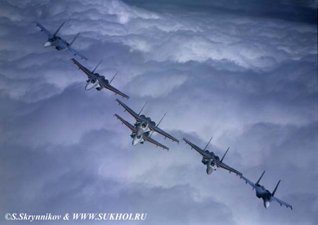 Wallpapers for desktop - pursuit plane SU marshal in the line