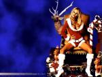 Photo of Pamela Anderson in the Santa Claus suit