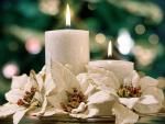 New Year's photo of burning candles
