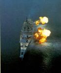 Shooting warship