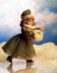 Photography of doll on skates