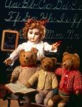 Picture - doll teach 3 teddies