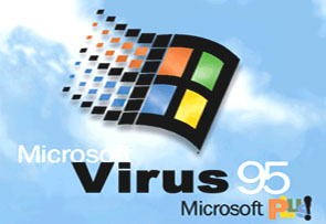 логотип microsoft virus 95