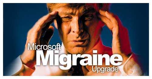 Прикол на тему microsoft migraine upgrade
