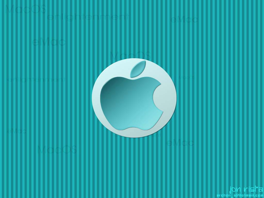 saver on your desktop with the logo of apple