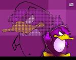 Screen saver on your desktop with a penguin linux