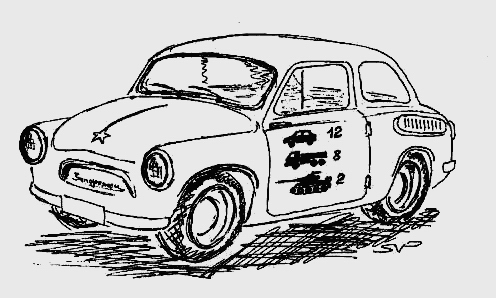карикатура автомобиль