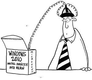 карикатура windows 2000