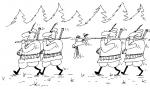 карикатура охота