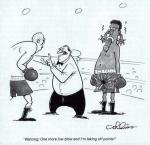 cartoon boxing