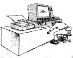 карикатура на офисного работника
