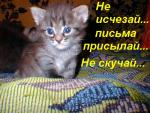 do not avoid, send me a letter, do not be sad