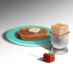 usual breakfast of unusual shape