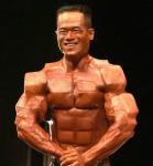 body of a bodybuilder with a square muscular