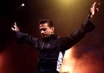 photo by Dave Gahan conducts hall during the concert