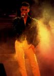 Photos of Dave Gahan in white jeans and black leather jackets