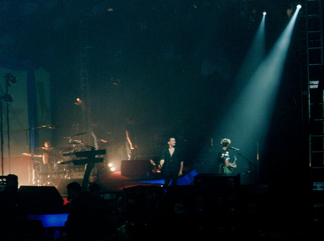 photos of the band depeche mode in the spotlight