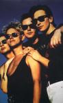 photos of the band depeche mode in dark glasses