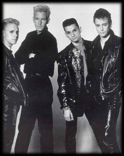 парни из depeche mode в кожанках
