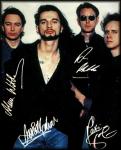 Плакат с автографами группы depeche mode