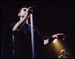 Photo by David Gahan with mic stand